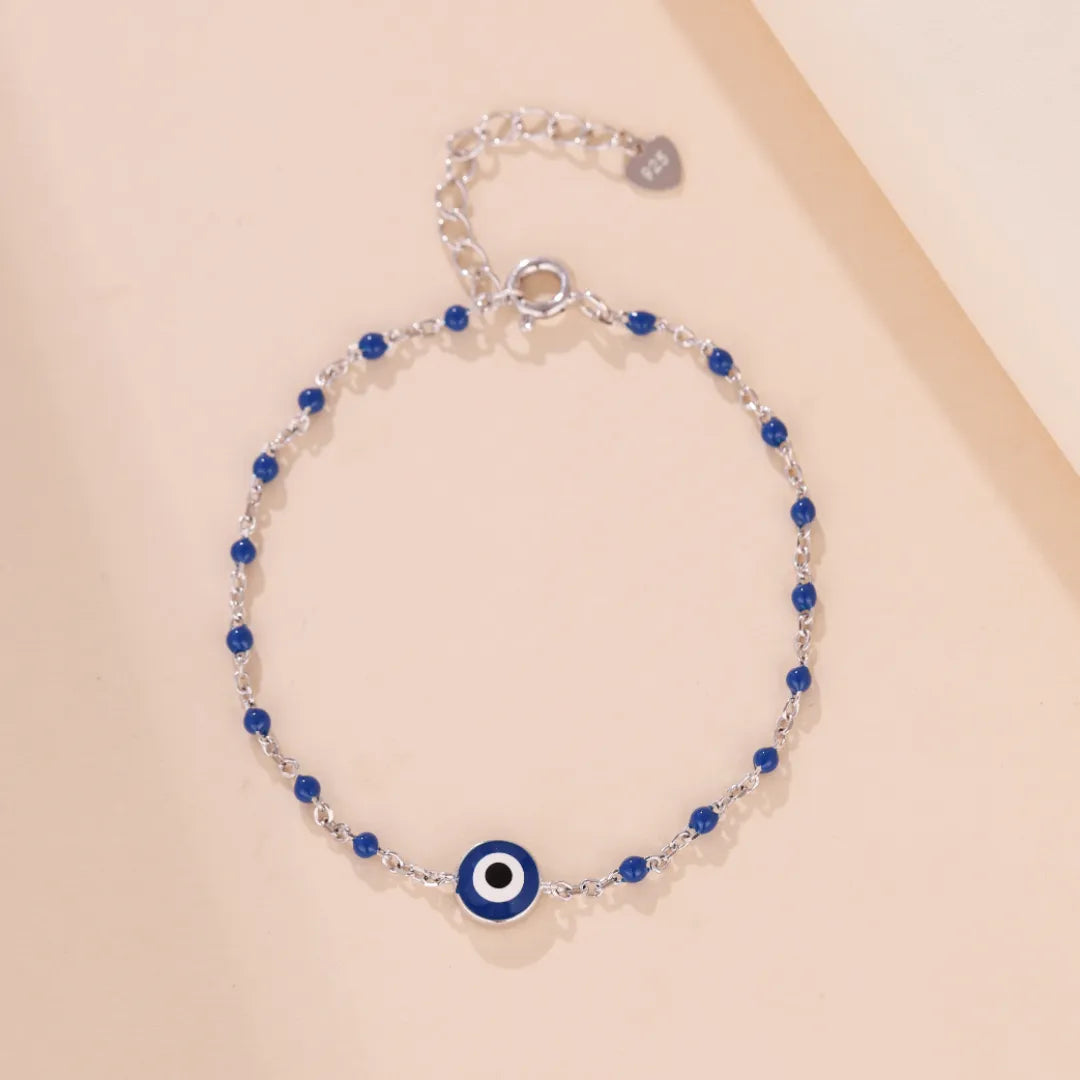 Bracelet Mauvais Œil "Halo Mystique" Argent