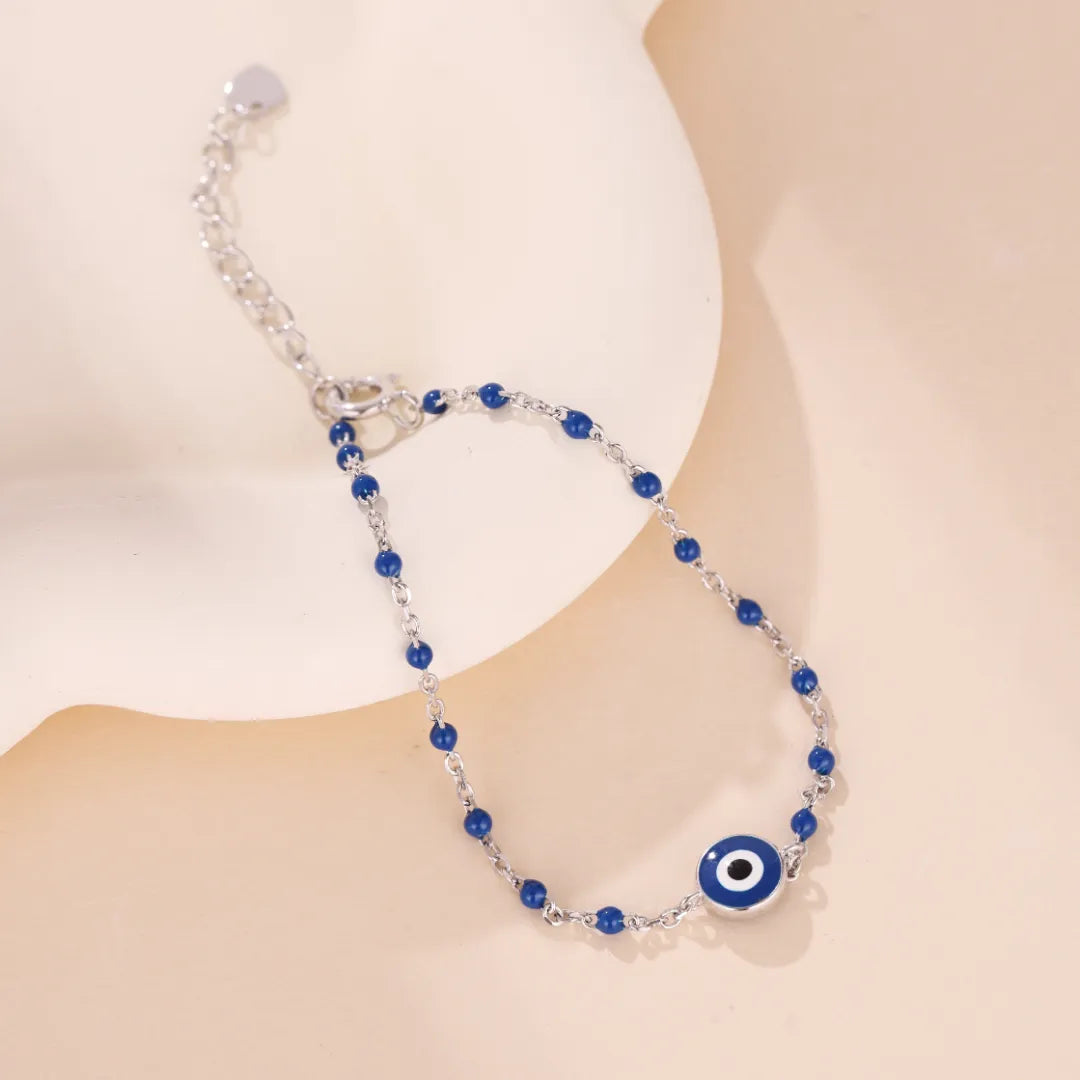Bracelet Mauvais Œil "Halo Mystique" Argent