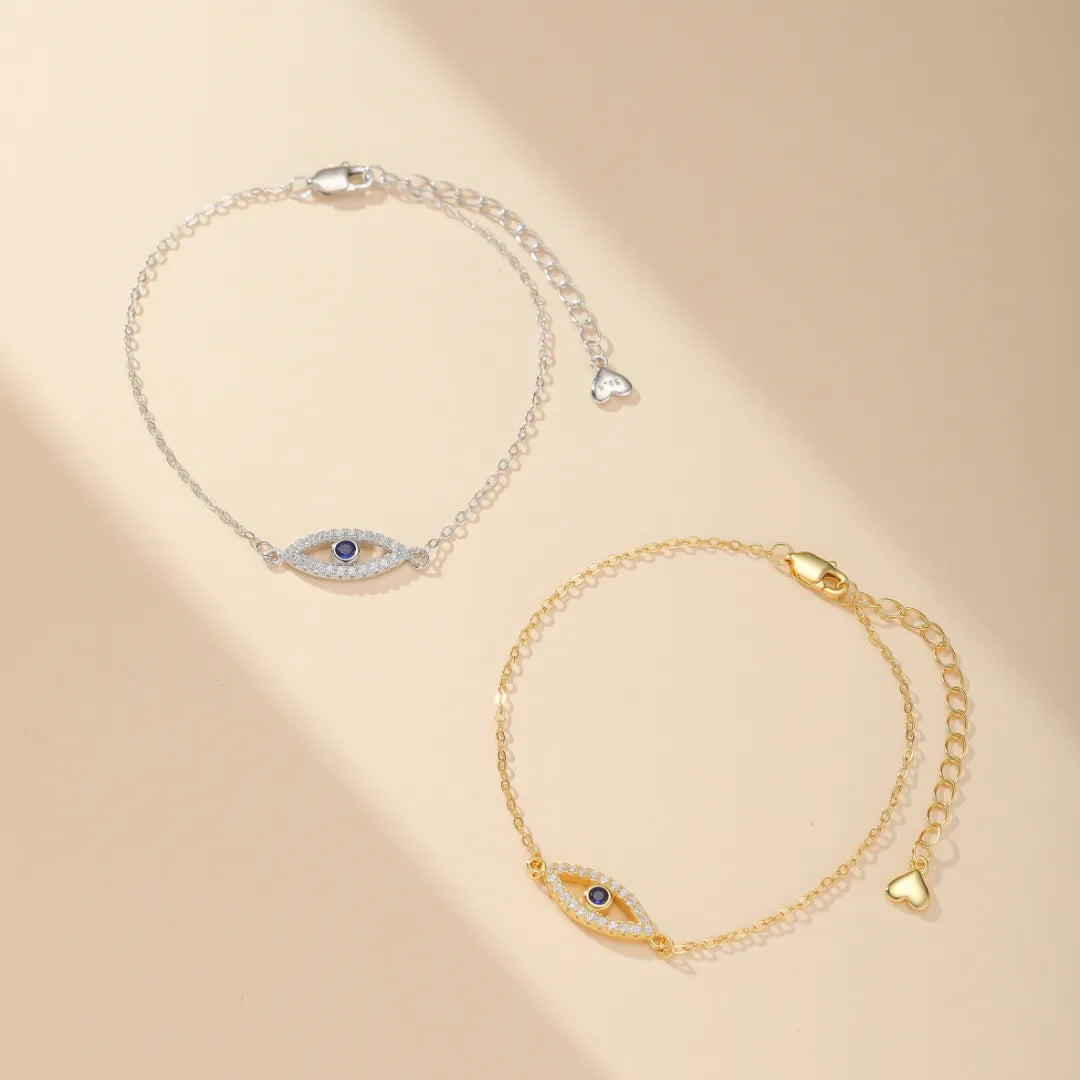 Bracelet Mauvais Œil "Œil Mystique" Argent