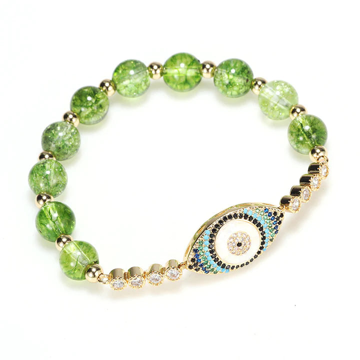 Pulsera Mal Ojo Peridoto "Sueño Protector"