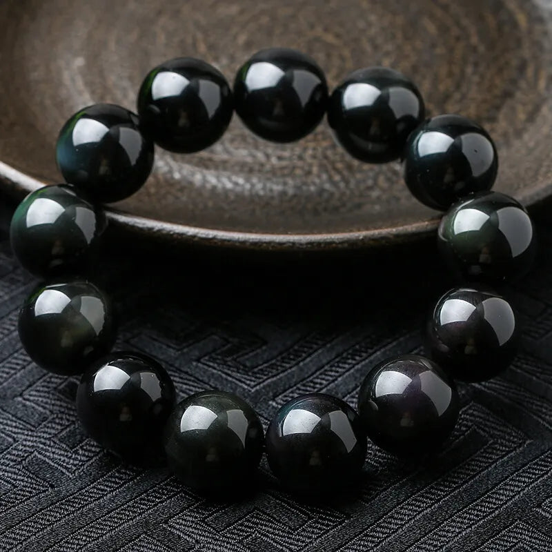Bracelet Obsidienne Arc-en-ciel "Énergie Vitale"