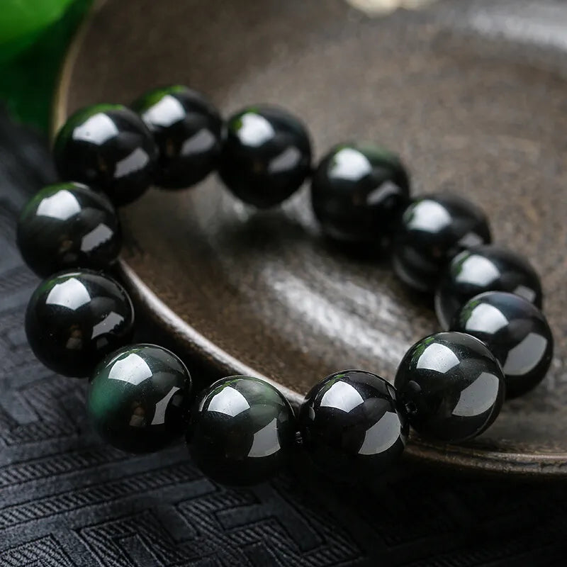 Bracelet Obsidienne Arc-en-ciel "Énergie Vitale"