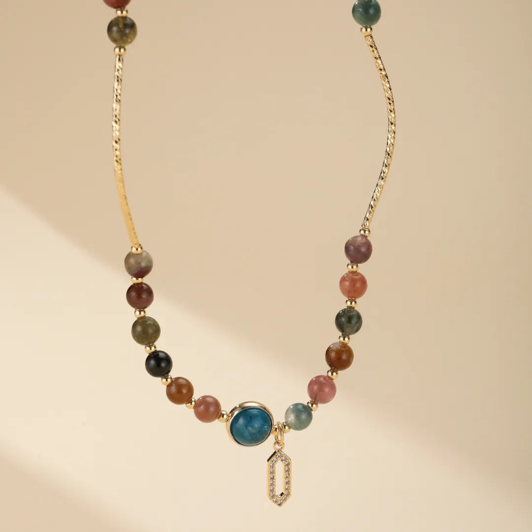 Bracelet Tourmaline "Charme Lumineux" Doré Or