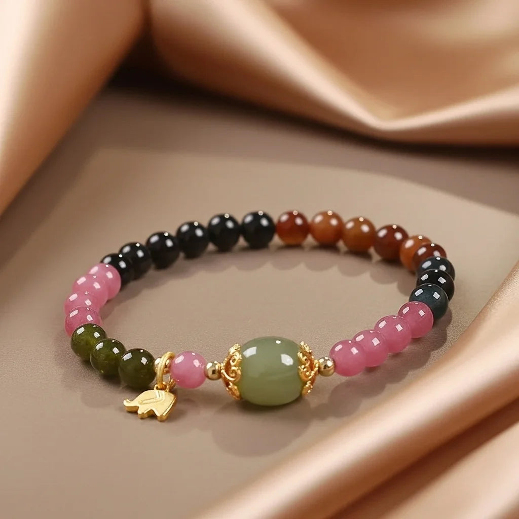 Harmonie - Cofre de Regalo Piedras 7 Chakras, Árbol de la Vida y Pulsera