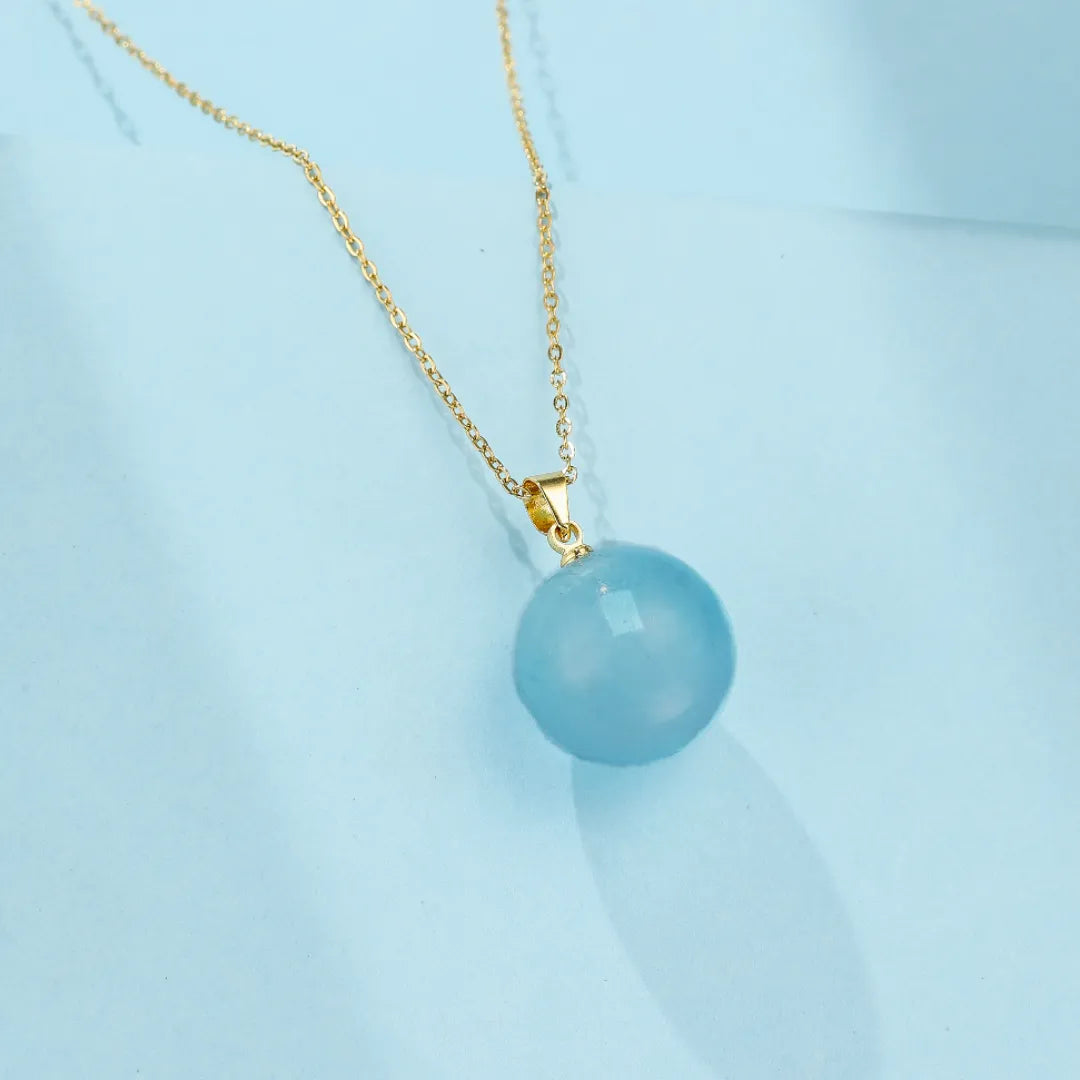 Collana Acquamarina "Luce Dolce"