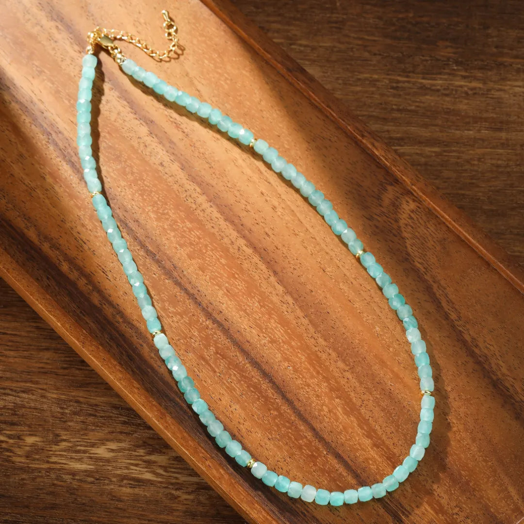 Collier Amazonite "Lueurs d'Aube"
