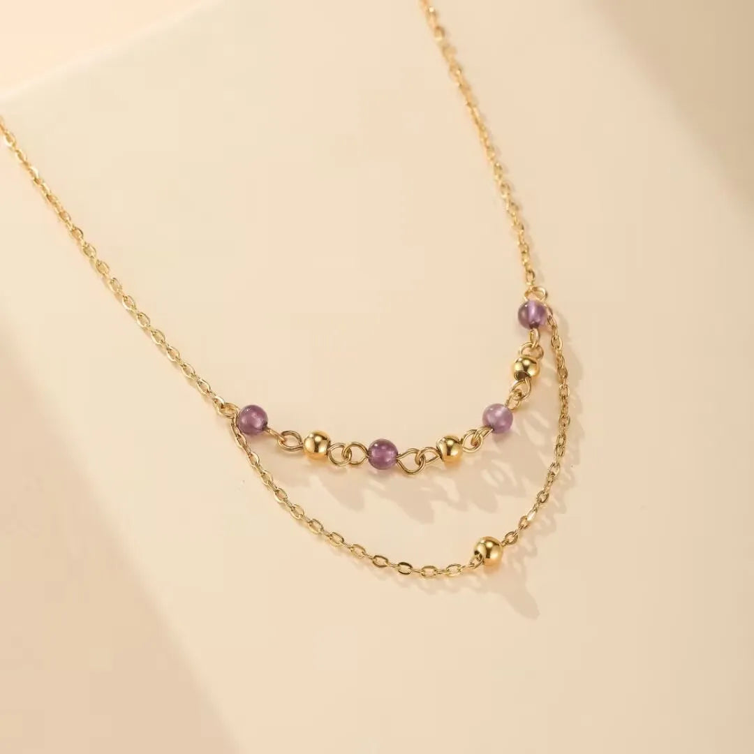 Collier Améthyste "Nuances d'Élégance"