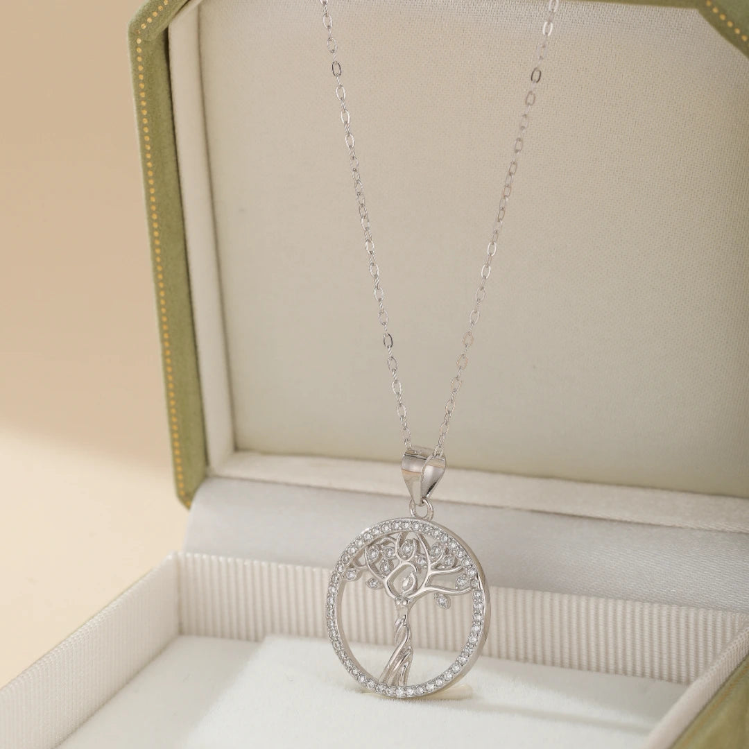 Collier Arbre de Vie "Essence Féminine" Argent