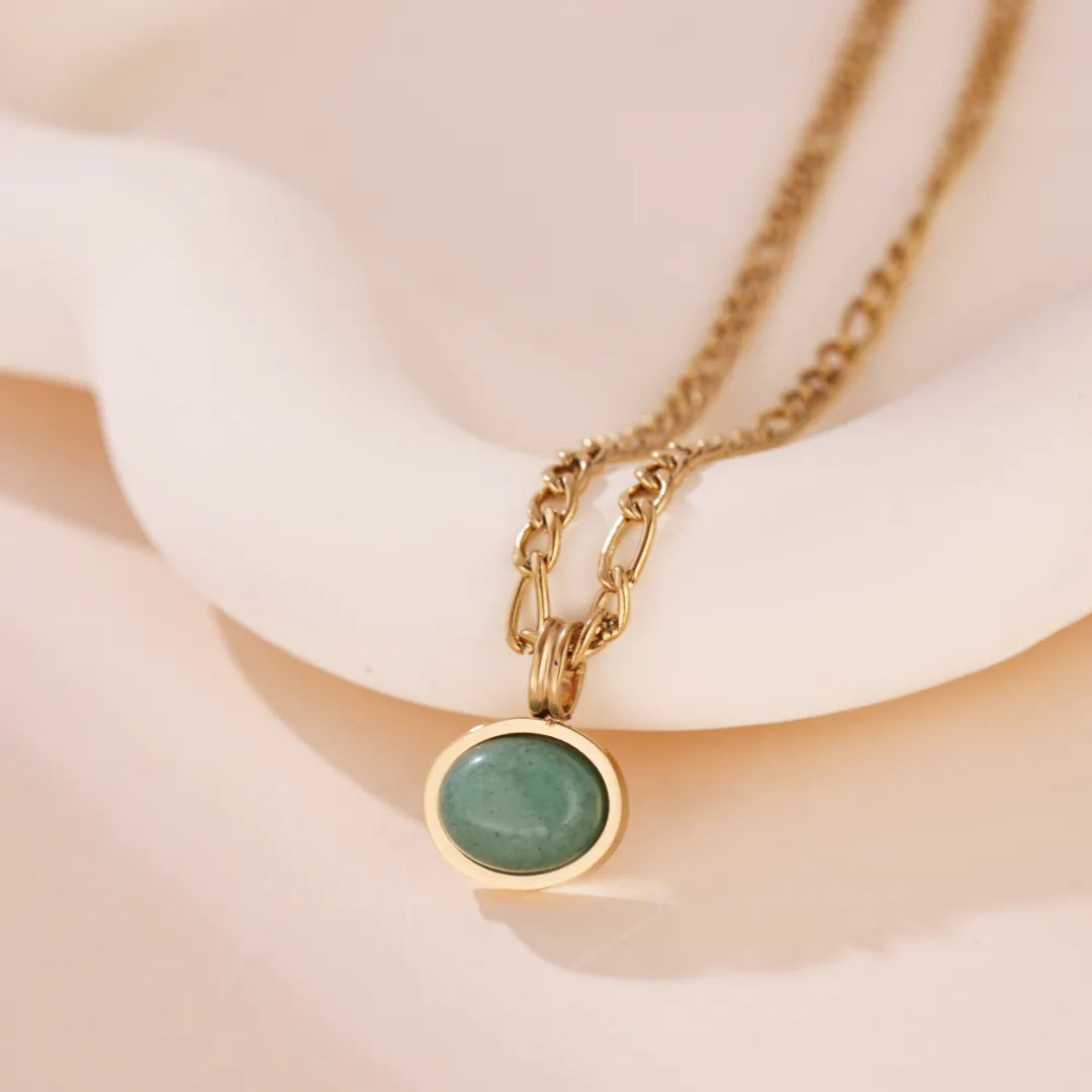 Collier Aventurine "Luxe Vert"