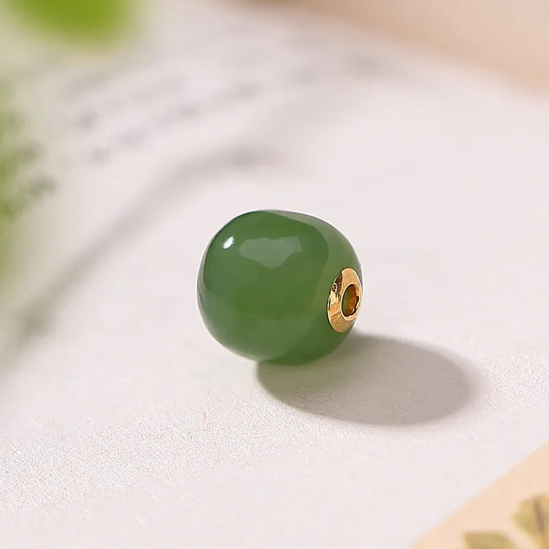 Collier Jade – Harmonie Élégante, Or 18K
