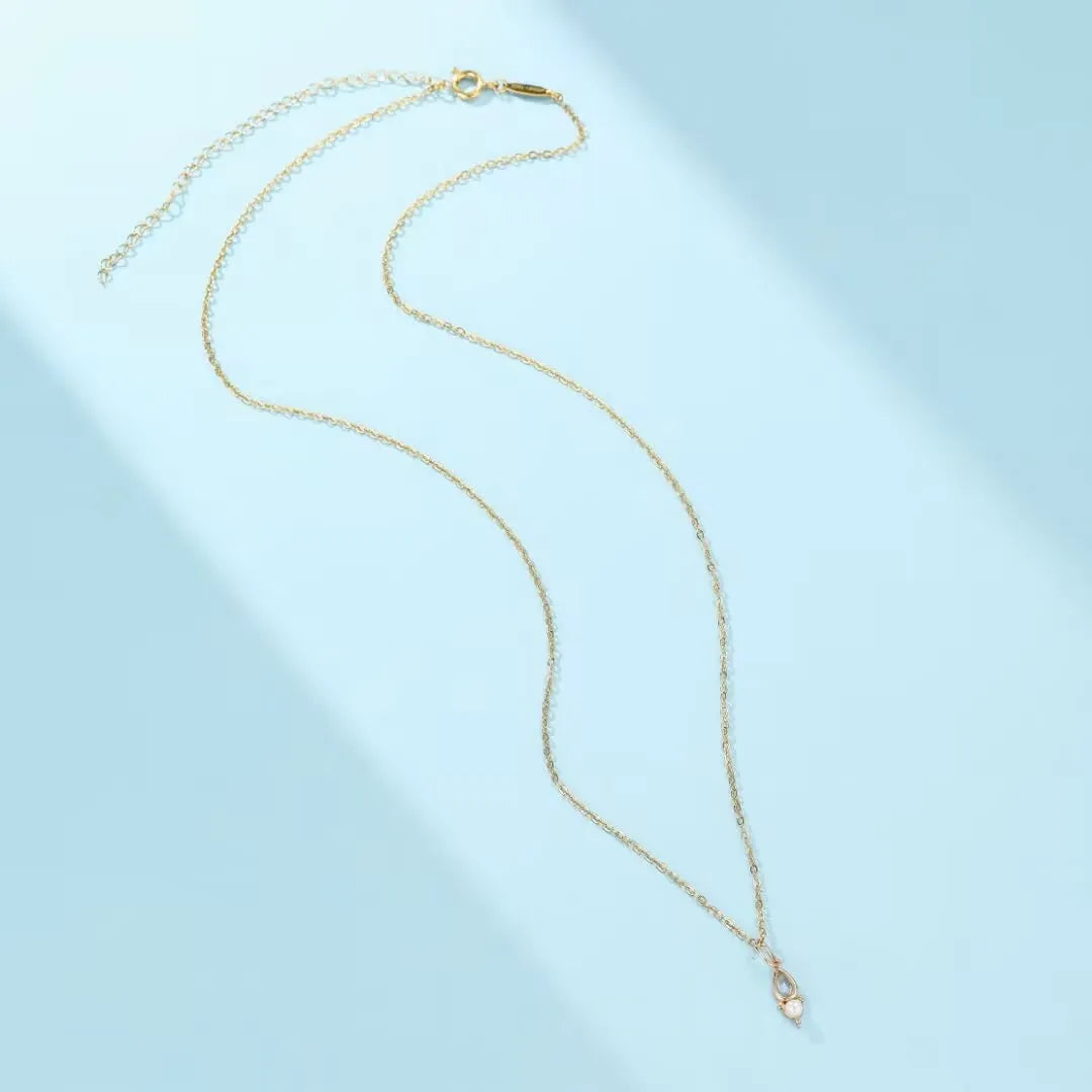 Collar Labradorita "Belleza Atlantis" Plata Dorada Oro