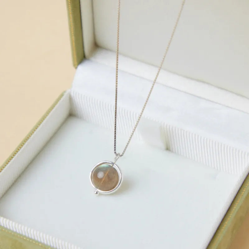 Labradorit "Mond" Silber