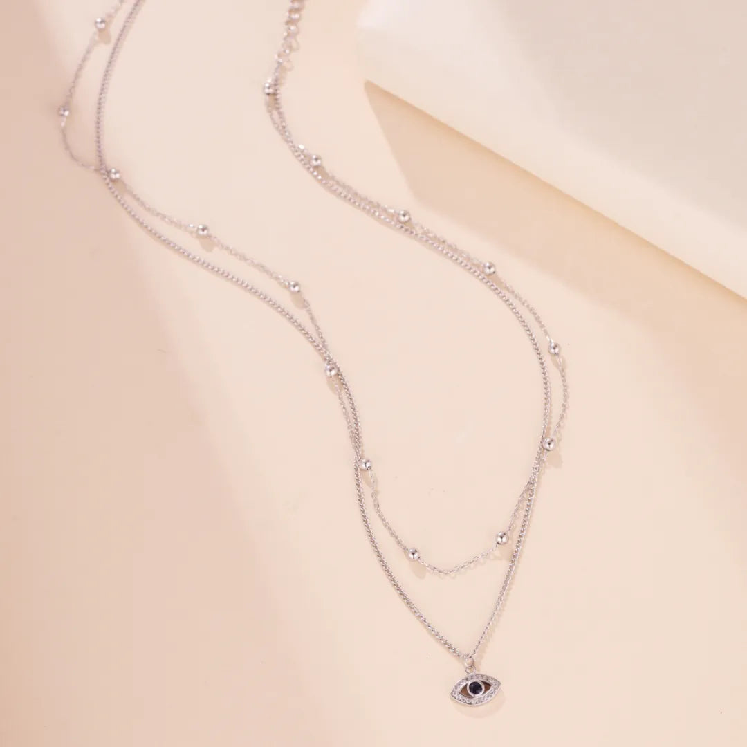 Collier Mauvais Œil "Miracle Brillant" Argent