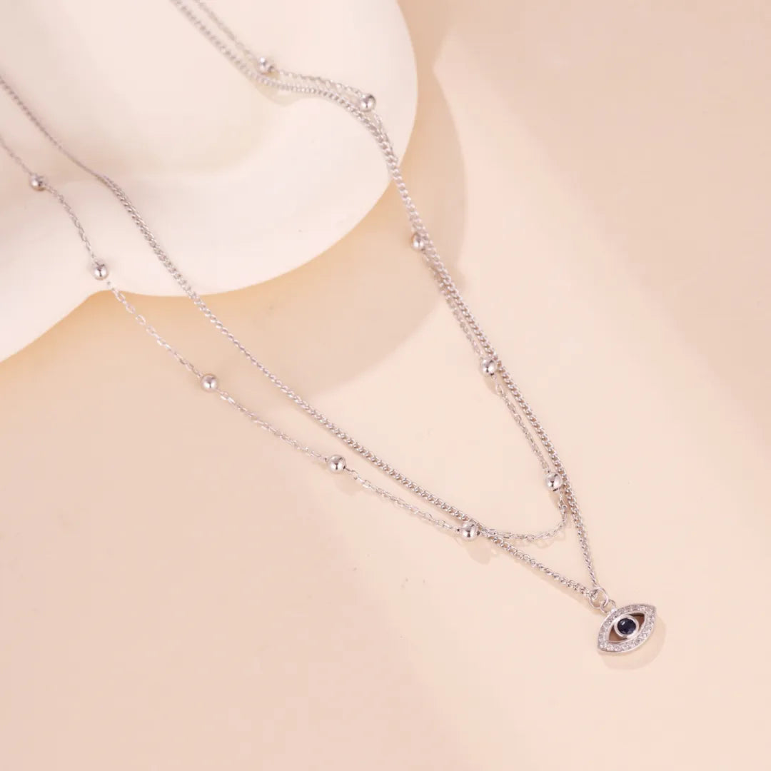 Collier Mauvais Œil "Miracle Brillant" Argent