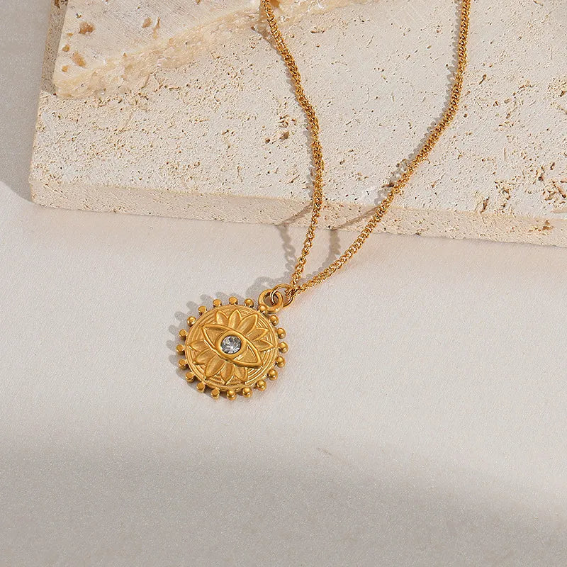 Collier Mauvais Œil "Œil Solaire"