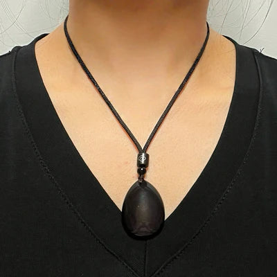 Collier Obsidienne "Profondeur Mystérieuse"
