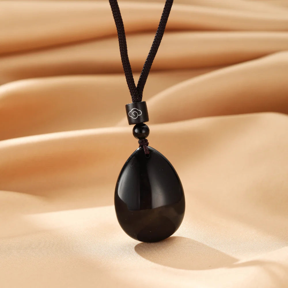 Collier Obsidienne "Profondeur Mystérieuse"