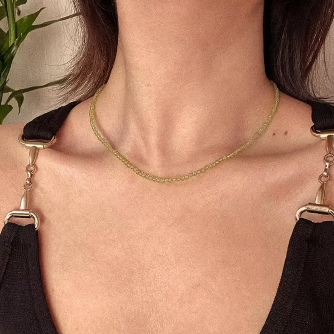 Collier Péridot "Fraîcheur Verte"