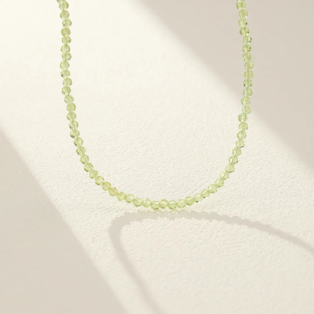Collier Péridot "Fraîcheur Verte"