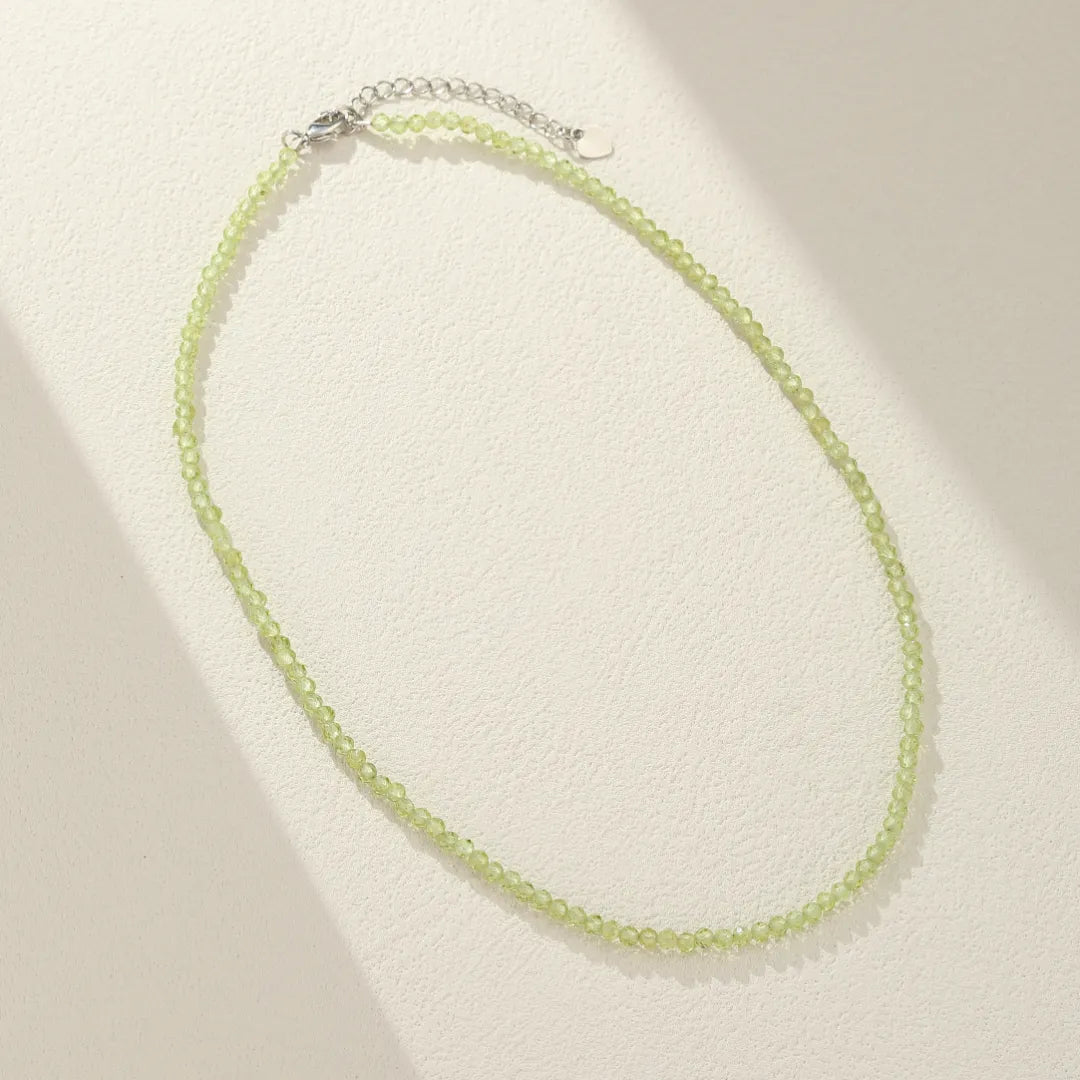 Collier Péridot "Fraîcheur Verte"