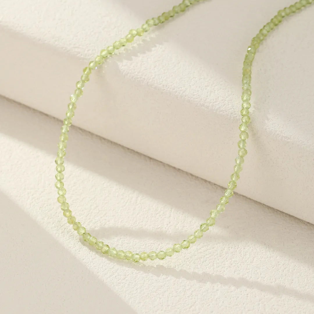 Collier Péridot "Fraîcheur Verte"