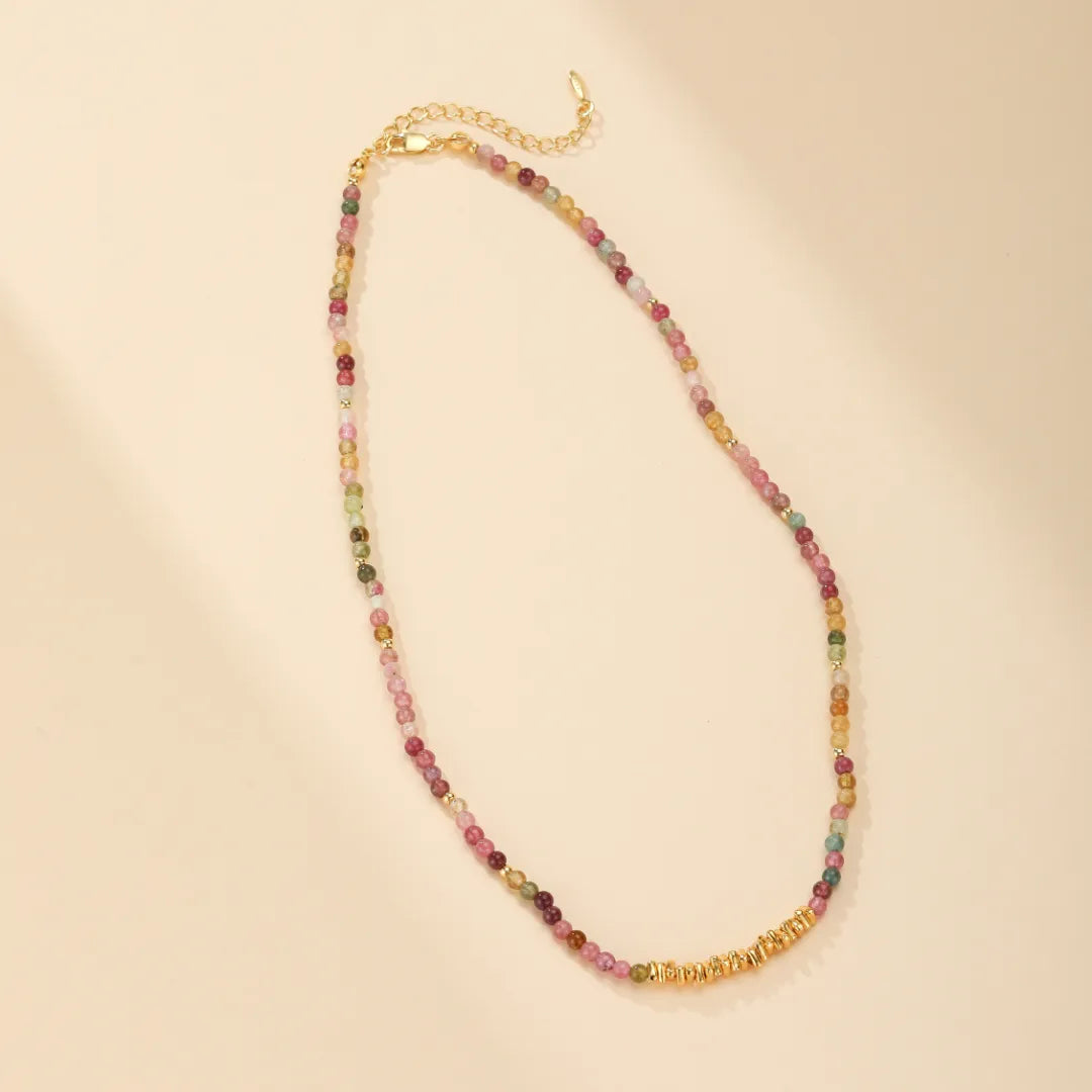 Collier Tourmaline "Vitalité" Argent Doré Or