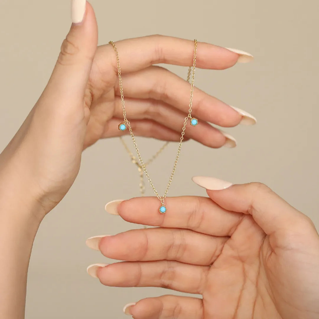 Collana Turchese "Splendore di Saggezza" Argento