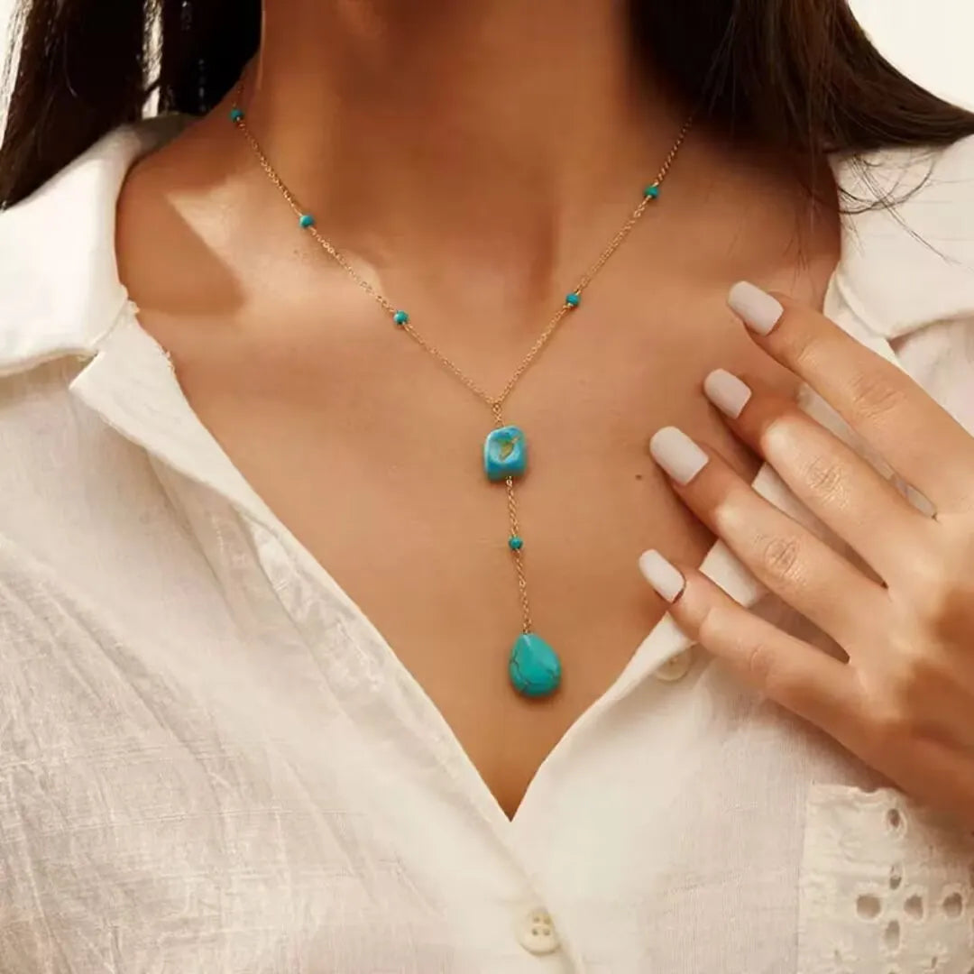 Collana Turchese "Viaggio Celeste" Argento