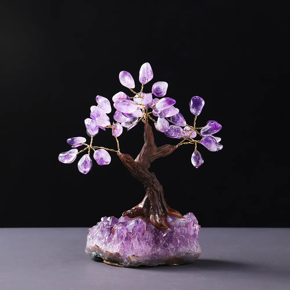 Éclat Vital – Arbre de Vie en Améthyste