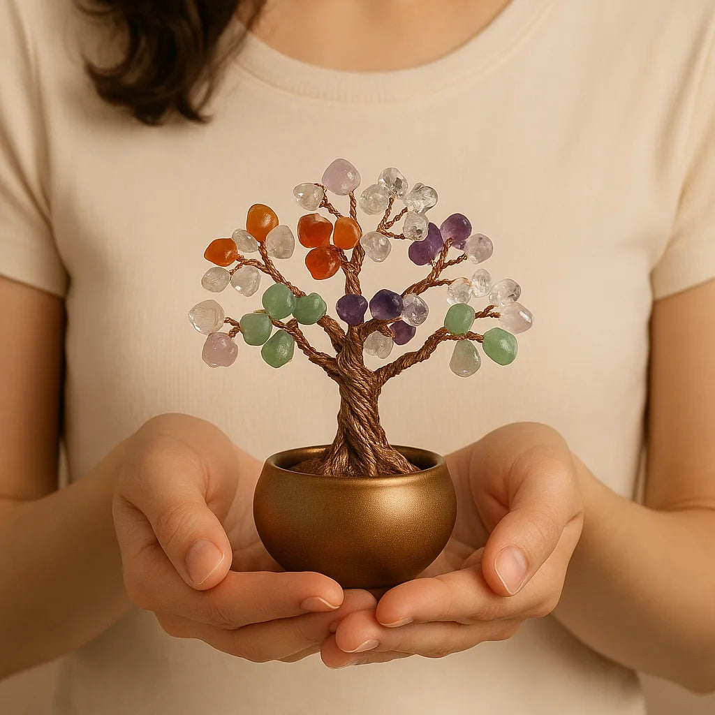 Énergie Précieuse - Arbre de Vie en Pierres Naturelles