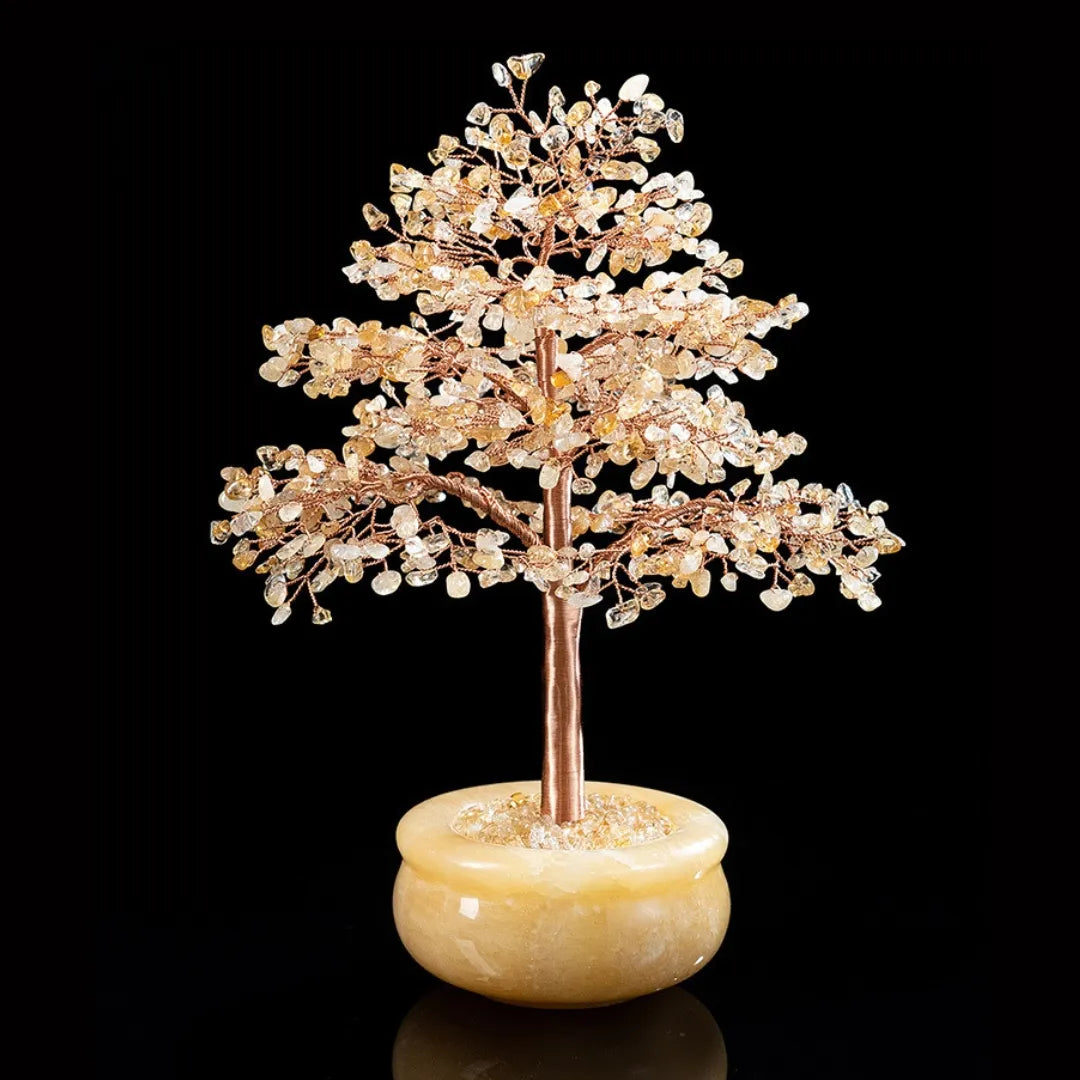 Force de Nature – Grand Arbre de Vie Sapin en Citrine