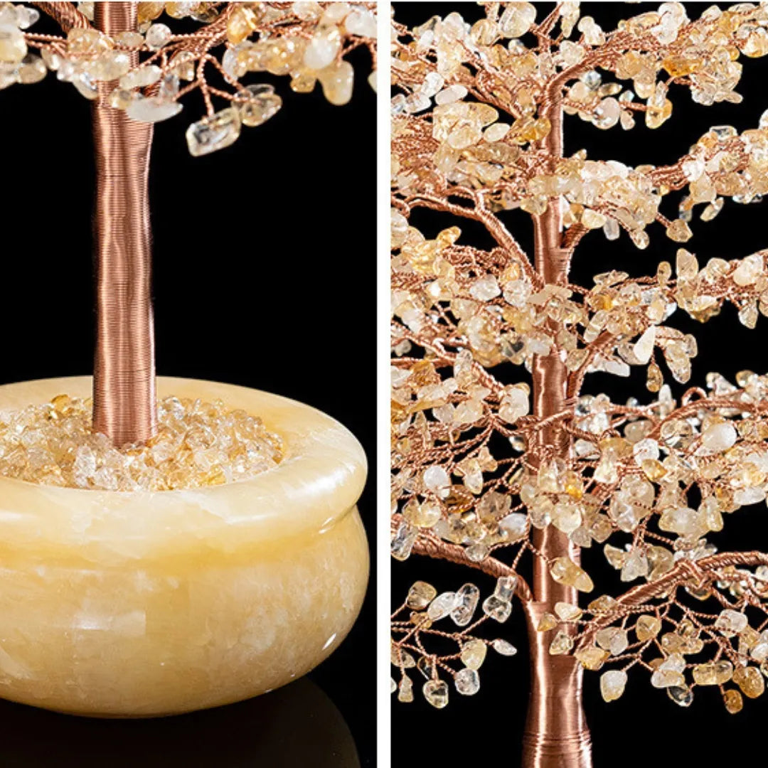 Force de Nature – Grand Arbre de Vie Sapin en Citrine