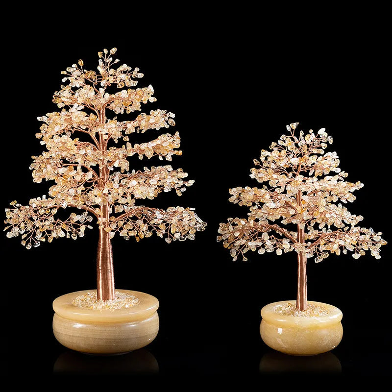 Force de Nature – Grand Arbre de Vie Sapin en Citrine