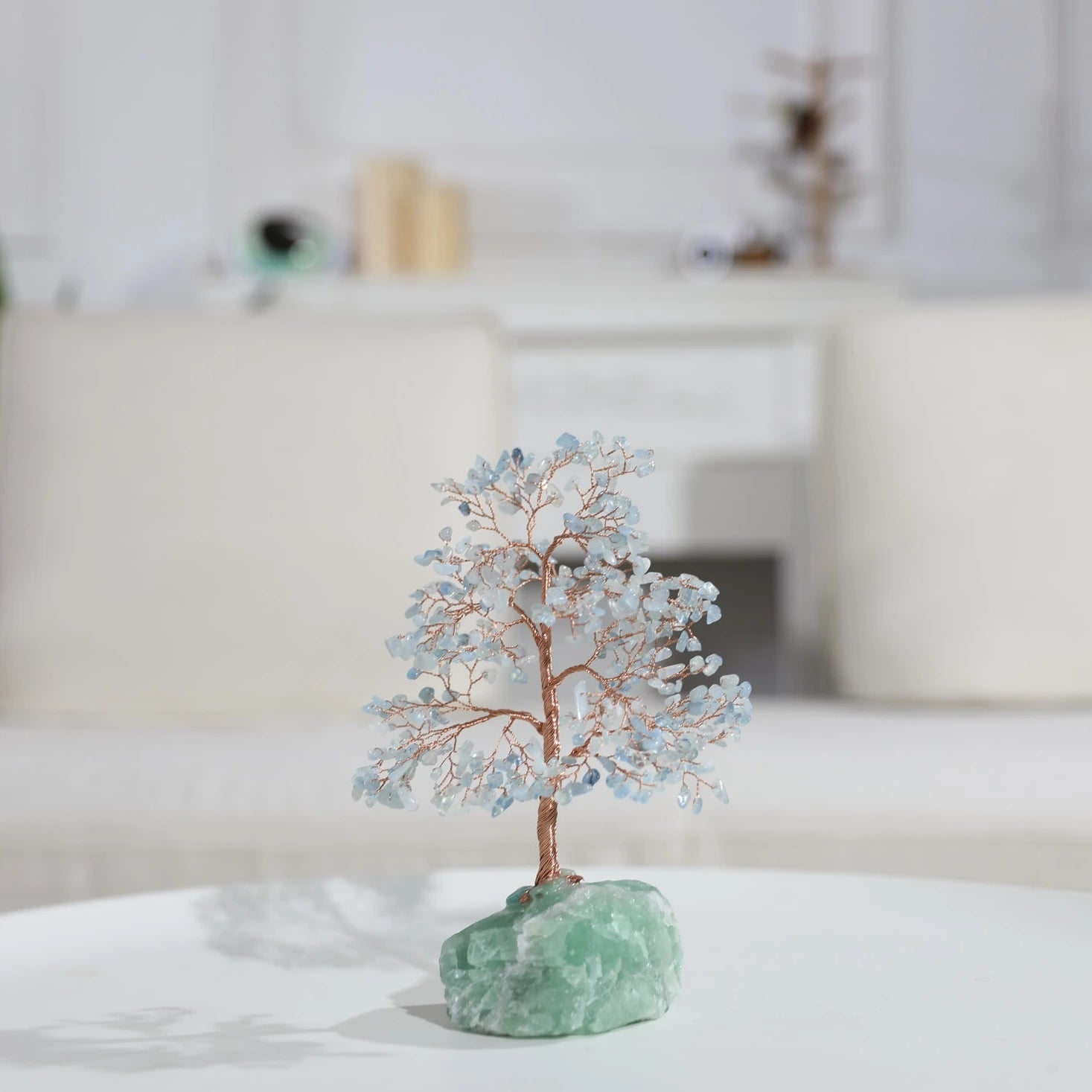 Harmonie - Arbre de Vie Aigue Marine