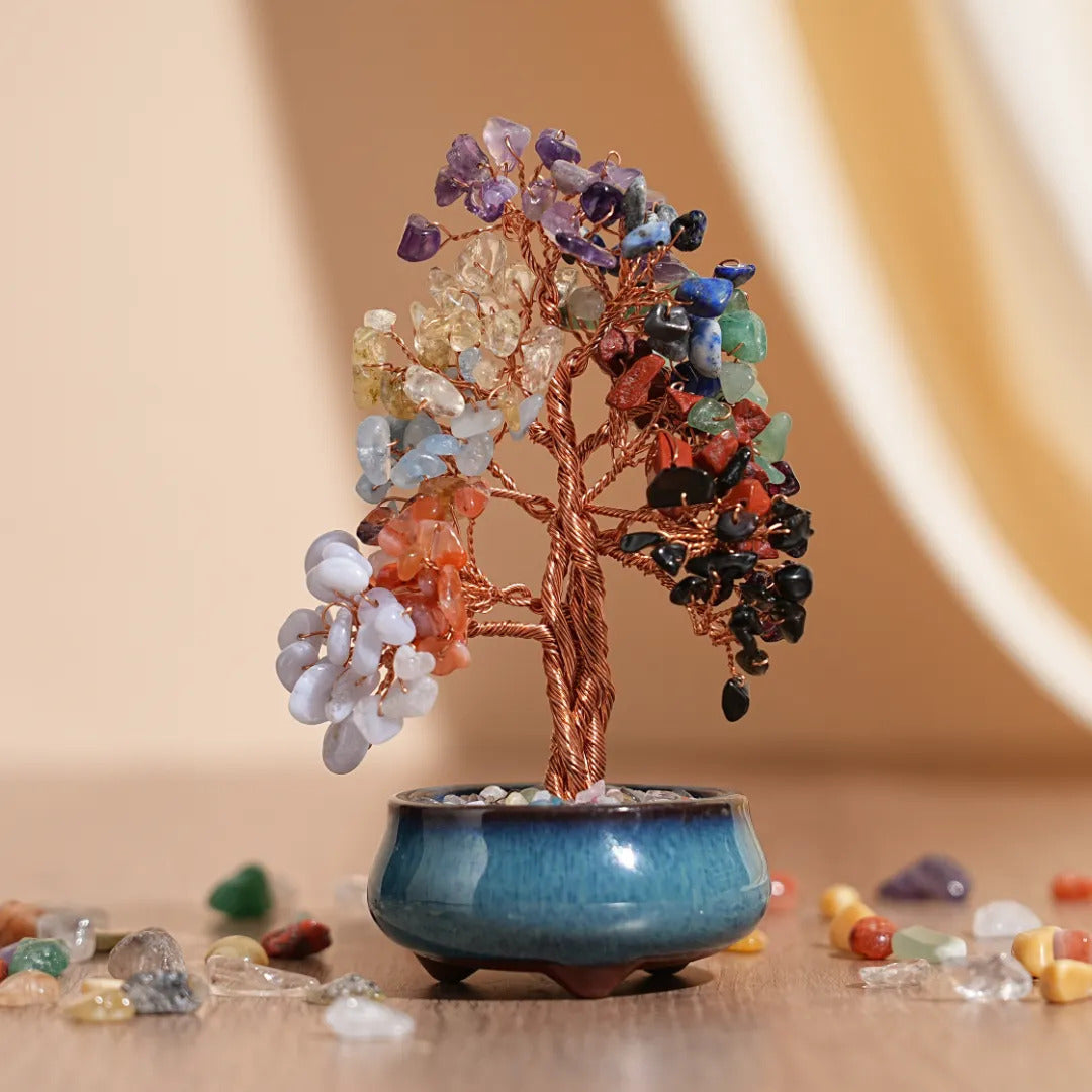 Armonía Calmante - Árbol de la Vida en Piedras Naturales