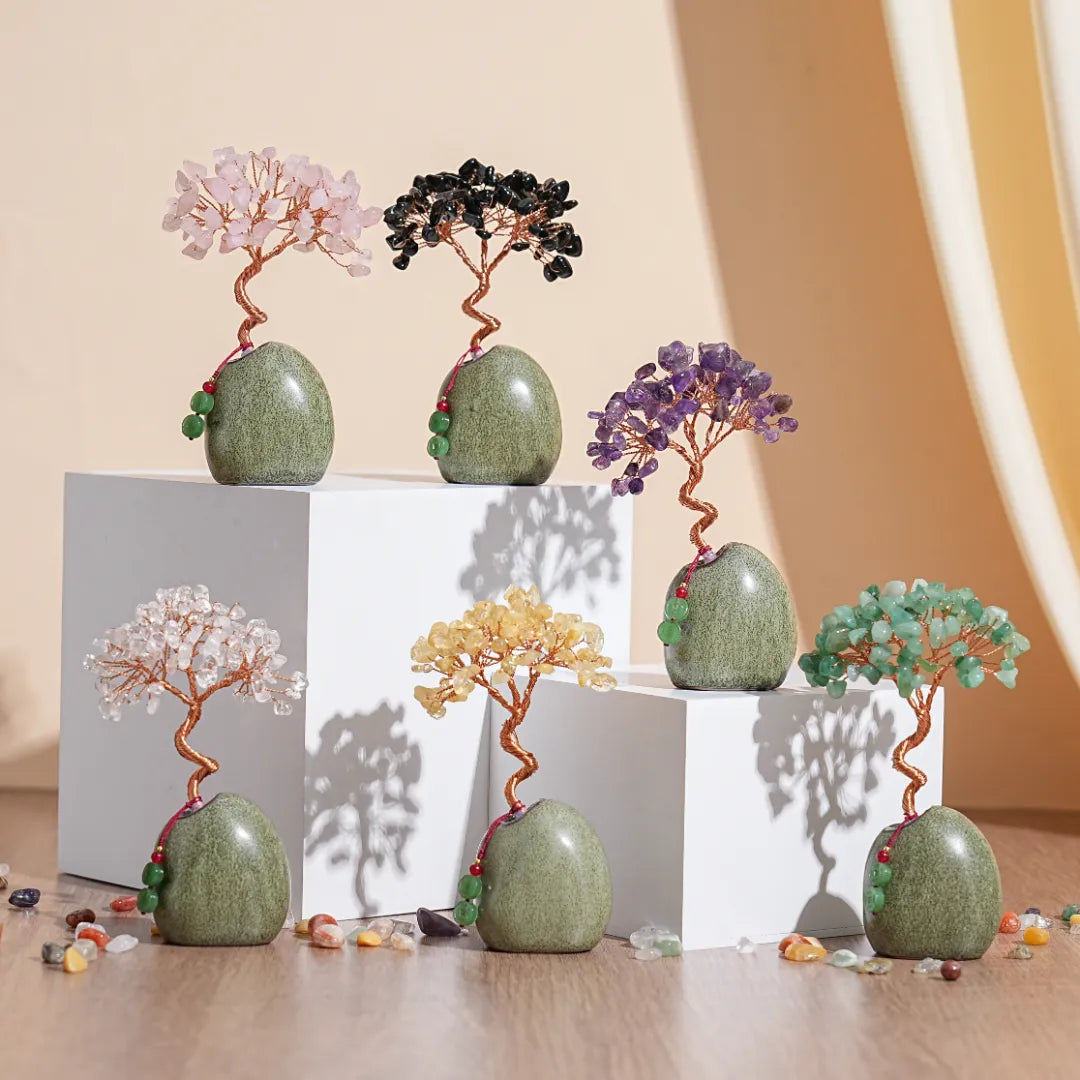 Armonía Interior - Árbol de la Vida en Piedras Naturales