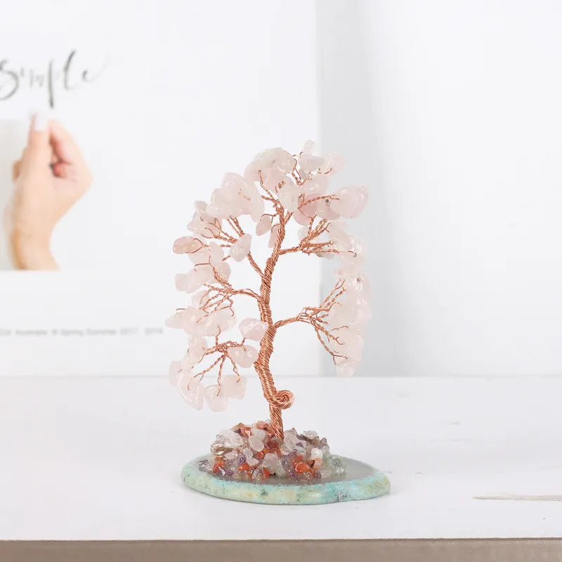 Porte-bonheur – Arbre de Vie en Pierres de 7 Chakras