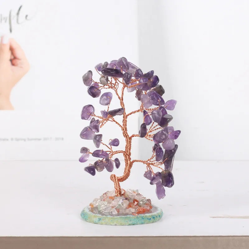 Porte-bonheur – Arbre de Vie en Pierres de 7 Chakras