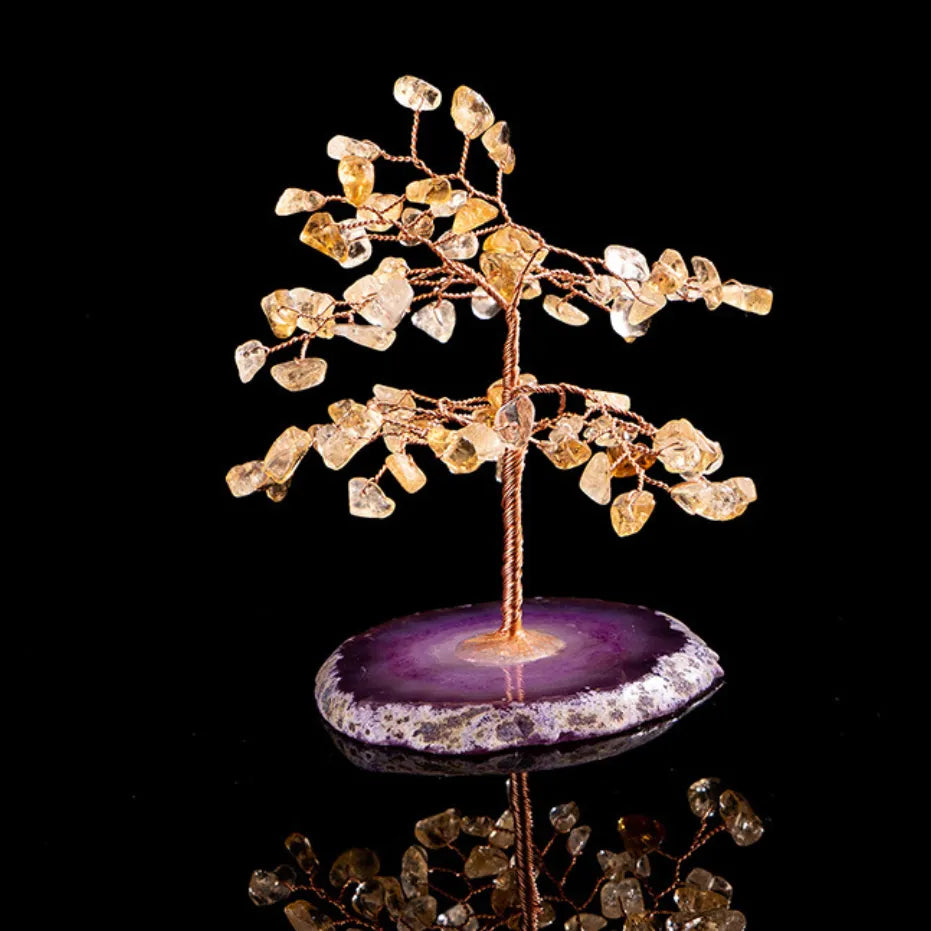 Prospérité – Arbre de Vie en Citrine et Agate