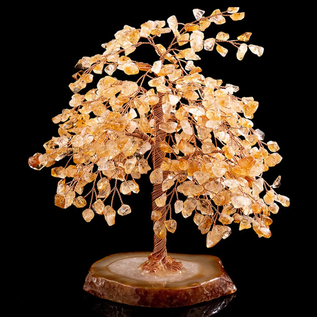 Prospérité – Arbre de Vie en Citrine et Agate