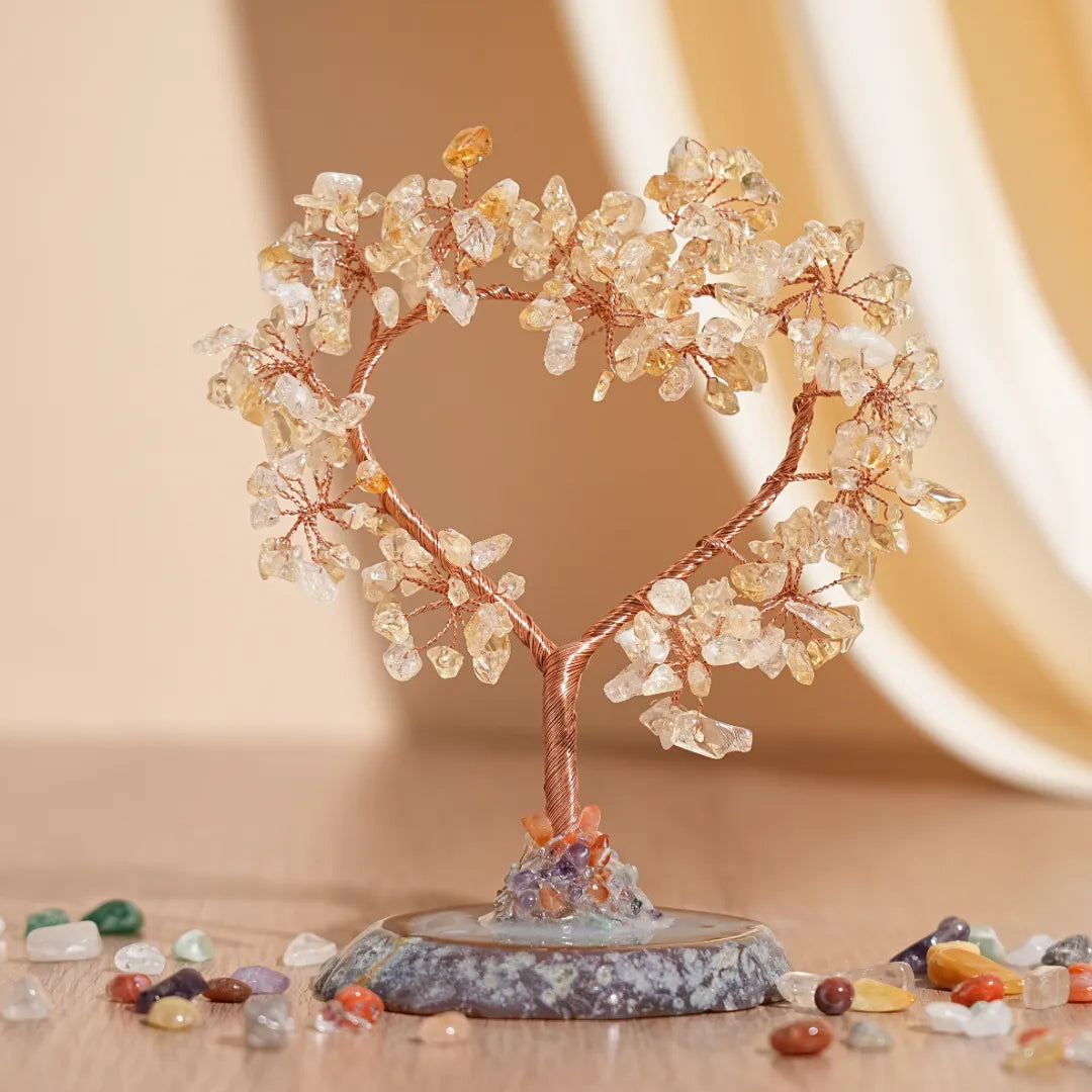 Sérénité Amoureuse - Arbre de Vie en Pierres Naturelles