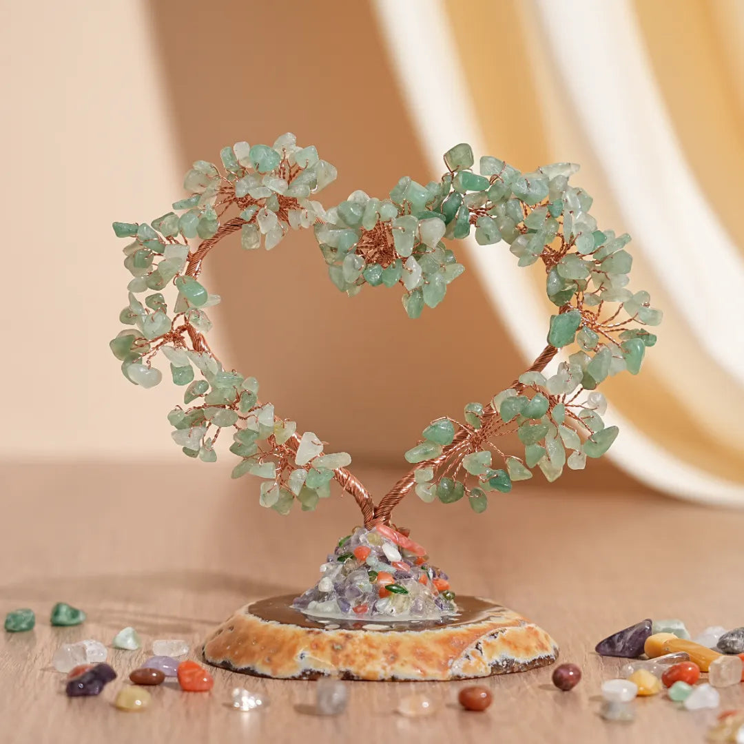 Sérénité Amoureuse - Arbre de Vie en Pierres Naturelles