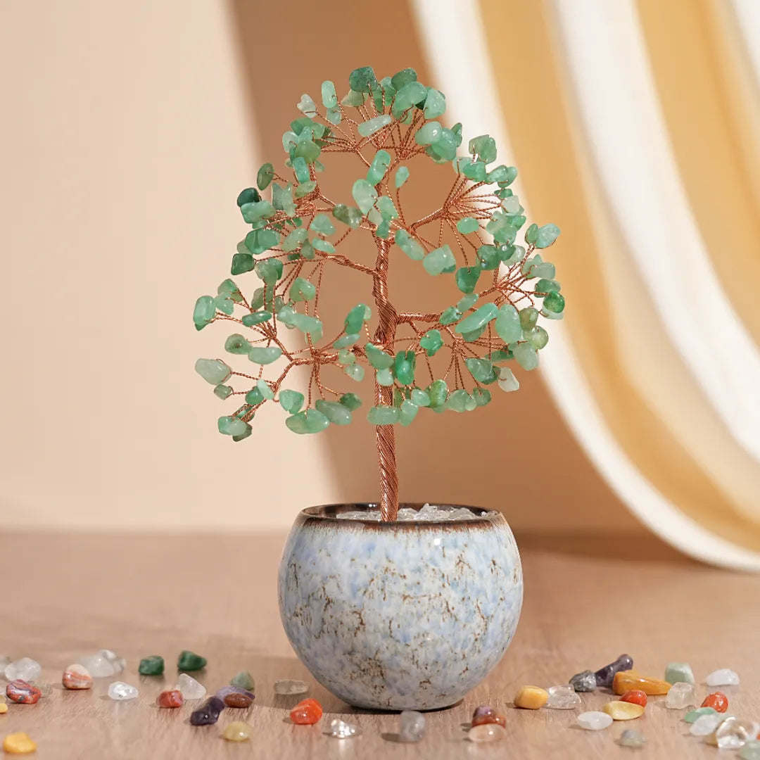Sérénité et Équilibre - Arbre de Vie en Pierres Naturelles