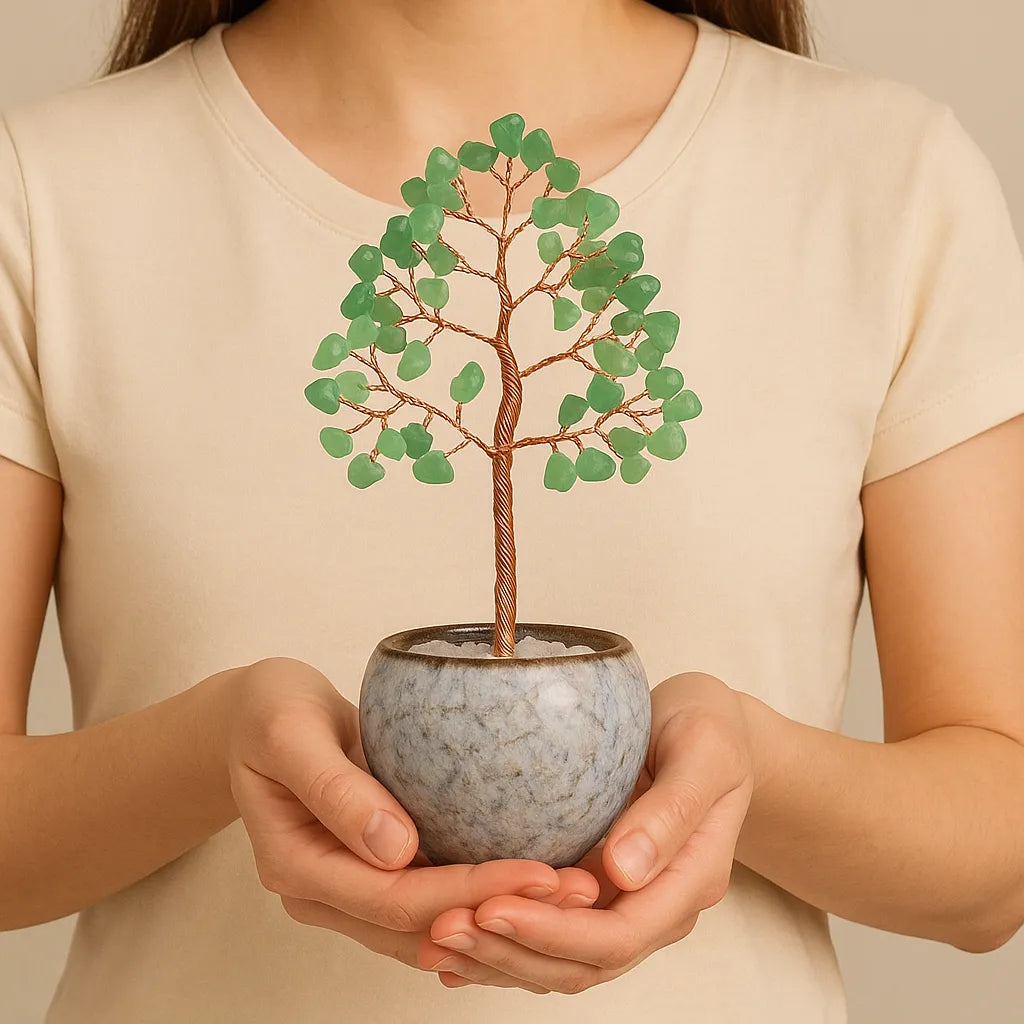 Sérénité et Équilibre - Arbre de Vie en Pierres Naturelles