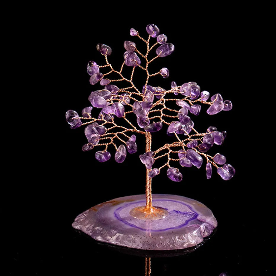 Prospérité – Arbre de Vie en Améthyste et Agate