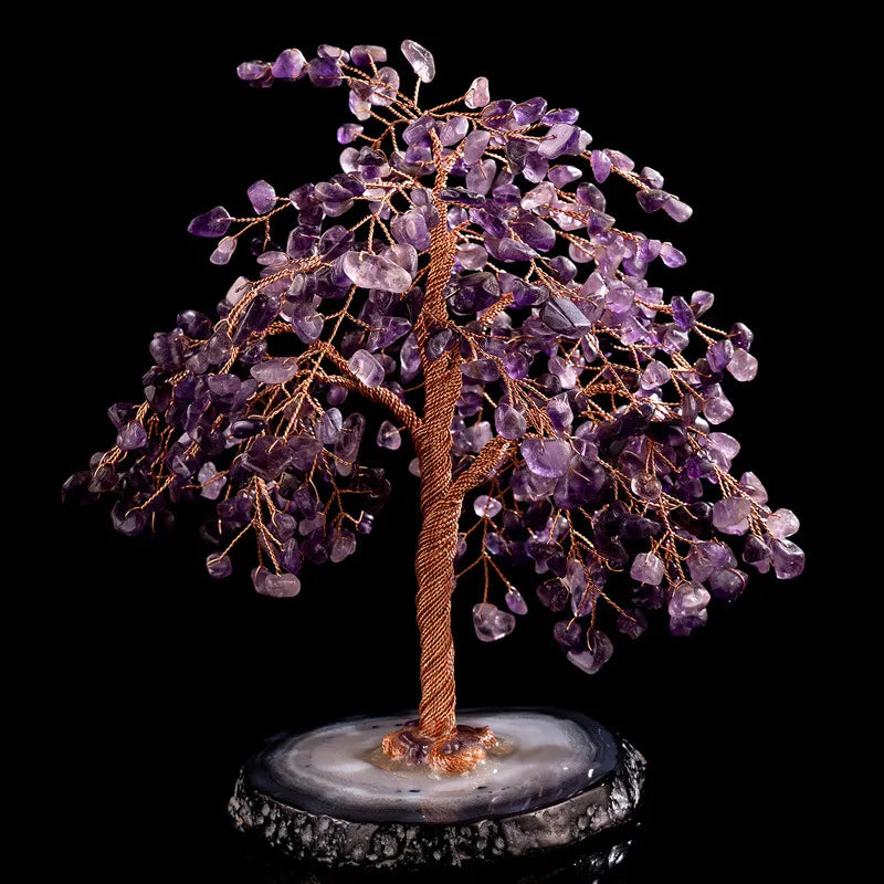 Prospérité – Arbre de Vie en Améthyste et Agate