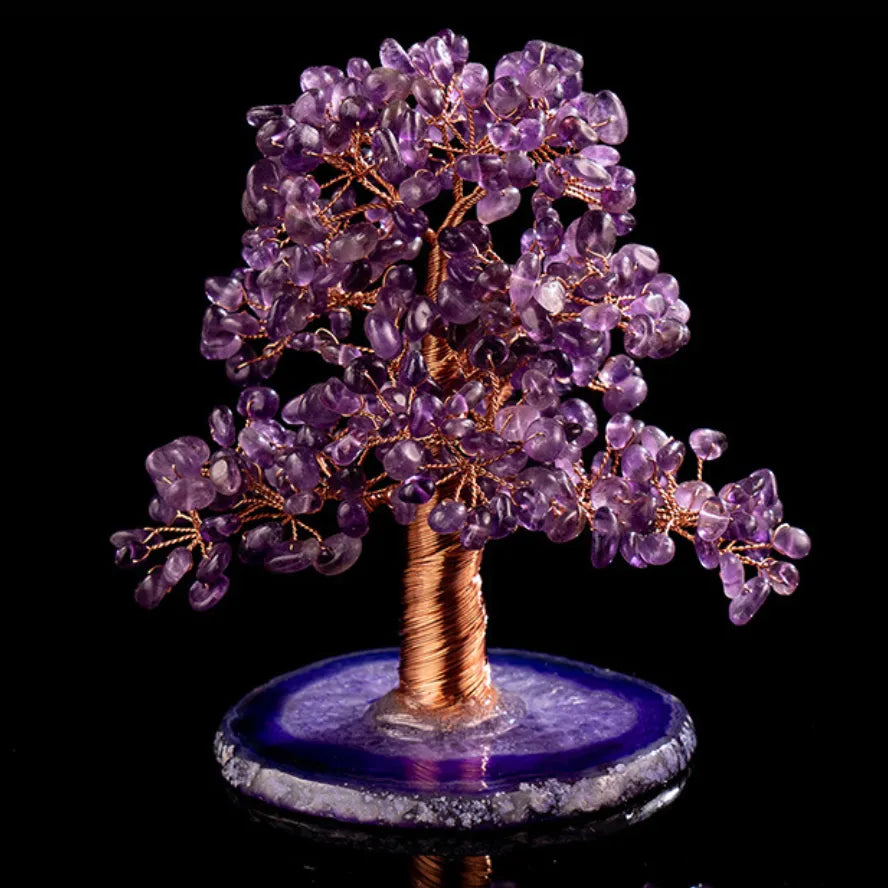 Prospérité – Arbre de Vie en Améthyste et Agate
