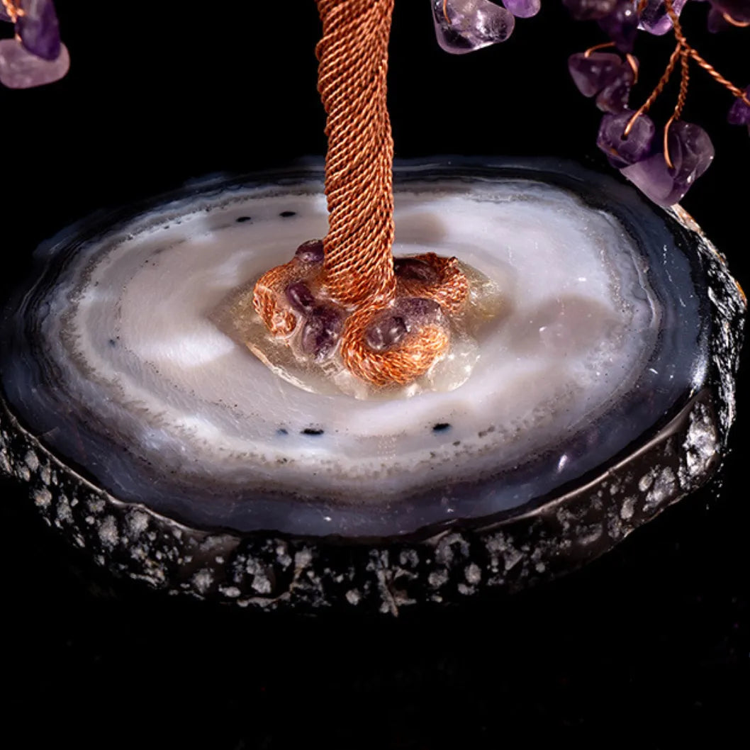 Prospérité – Arbre de Vie en Améthyste et Agate