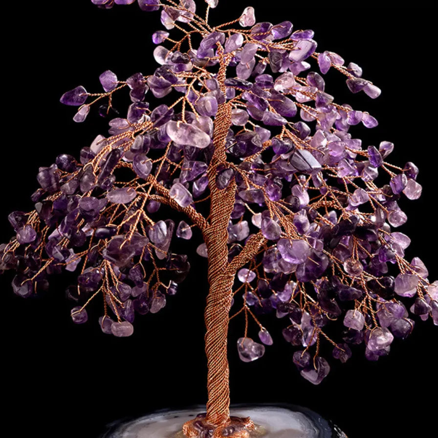 Prospérité – Arbre de Vie en Améthyste et Agate