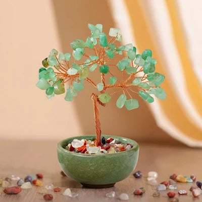 Nature Multicolore - Arbre de Vie en Pierres Naturelles